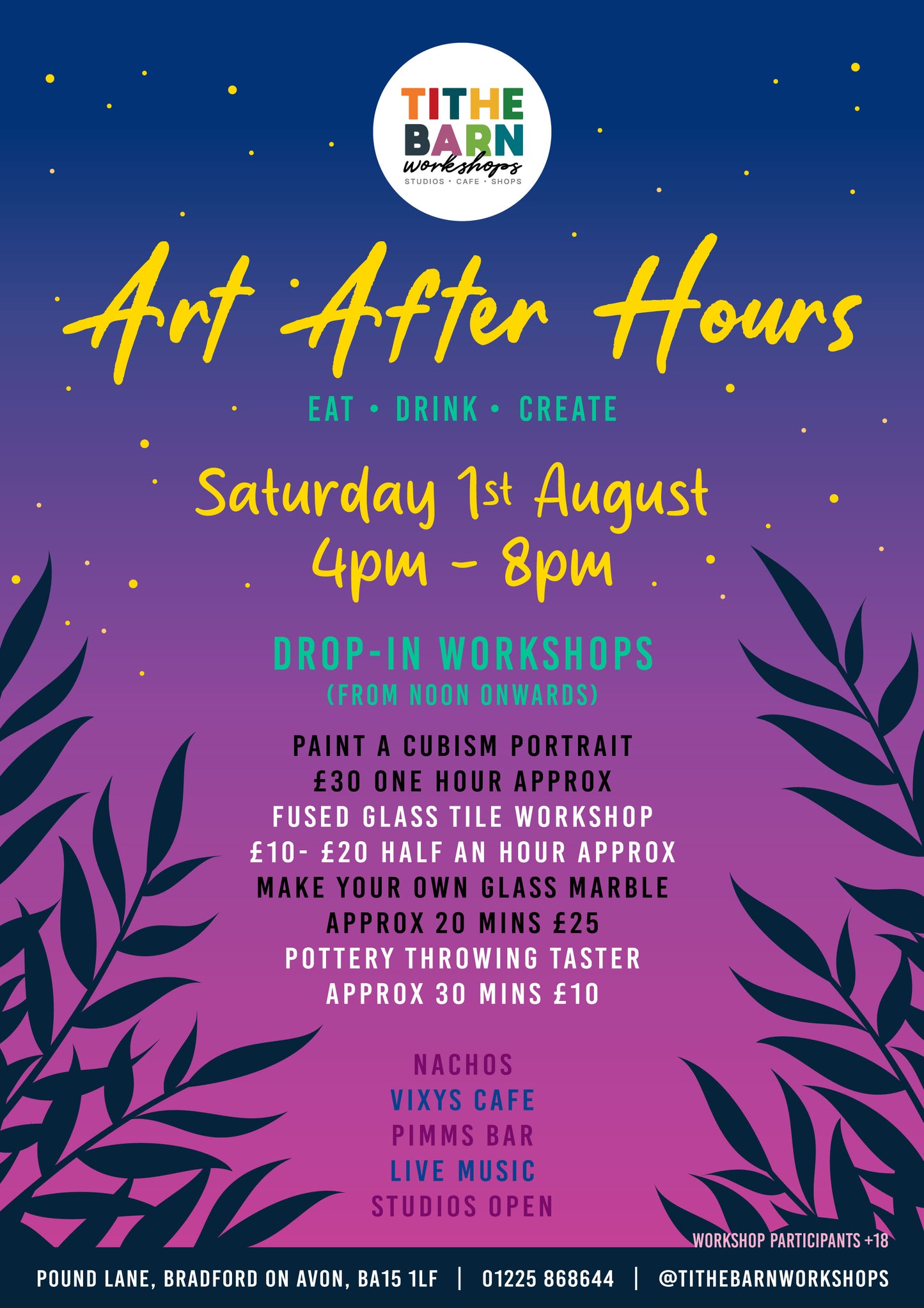 Cubism Portrait Painting 5pm-6pm