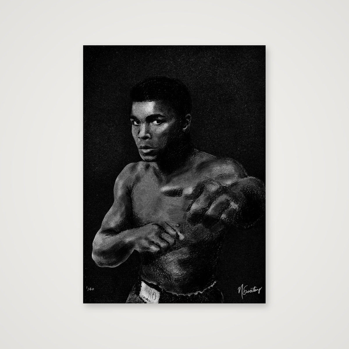 Monochromia Ali — A4 (21×30cm, 8×12") Print only