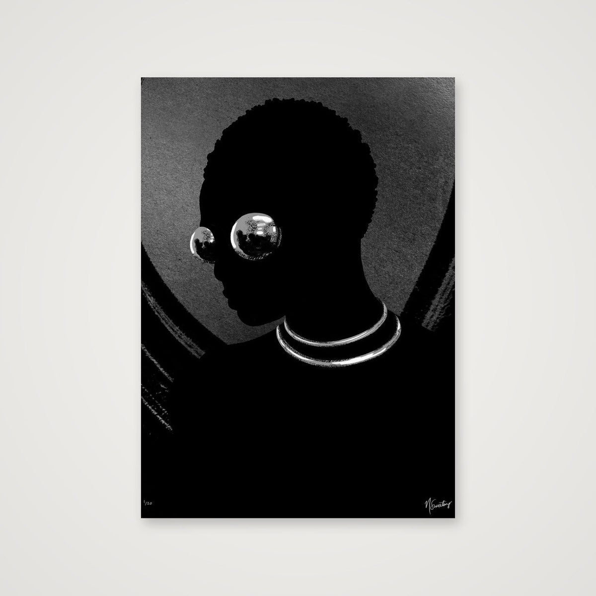 Monochromia Gold — 42×59cm, 17×23" Print only