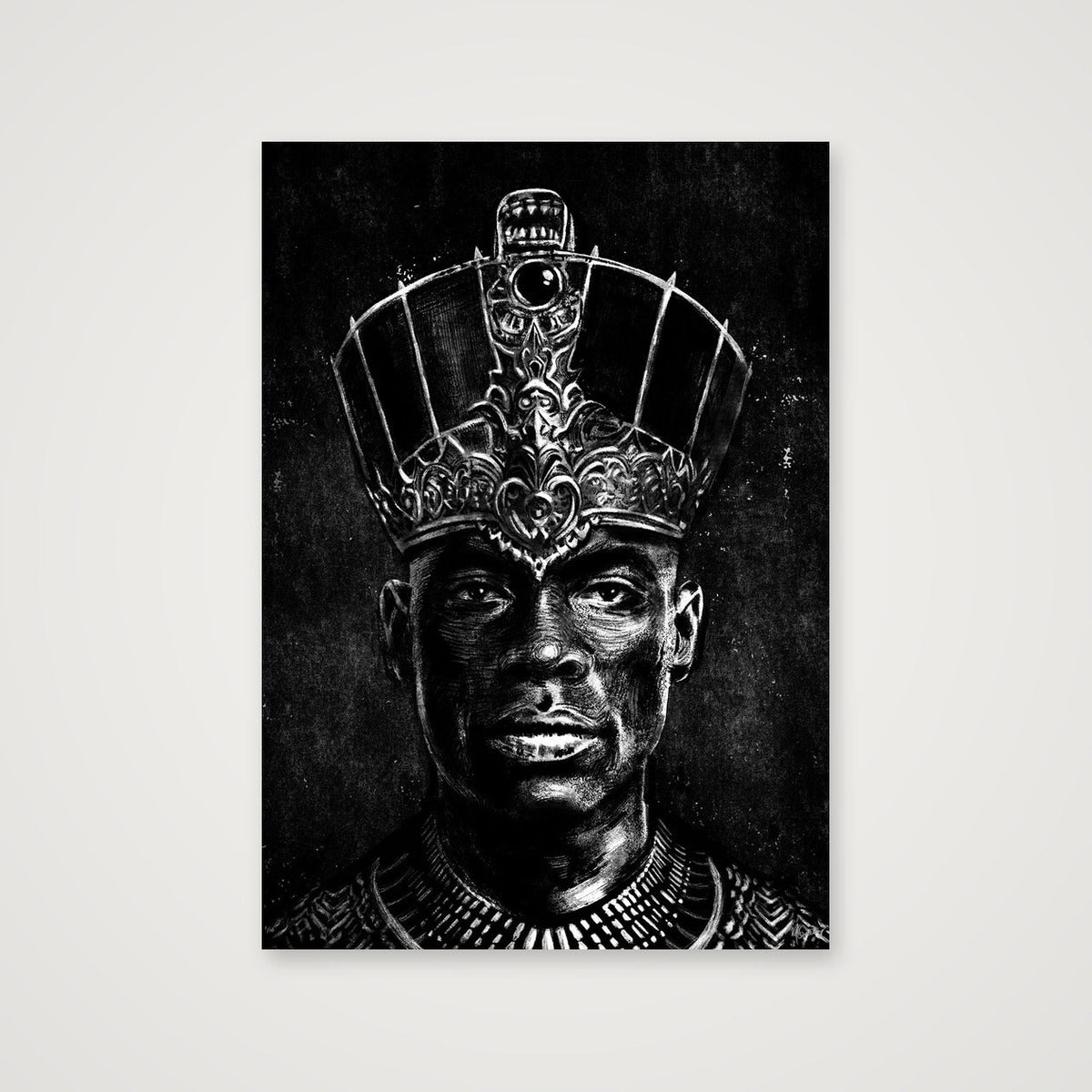 Monochromia King — 59×84cm, 23×33" Print only