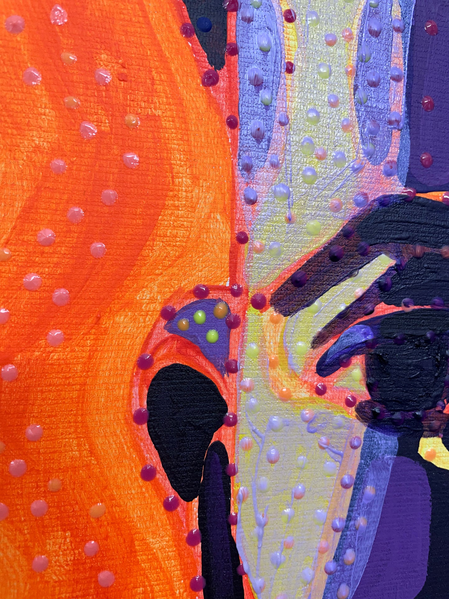 Mama Moto Original Acrylic Painting