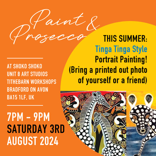 Paint & Prosecco Sat 3rd Aug