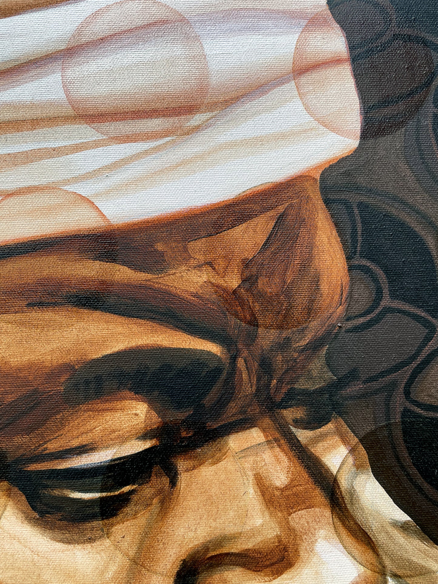 The Thinker Original Acrylic Painting