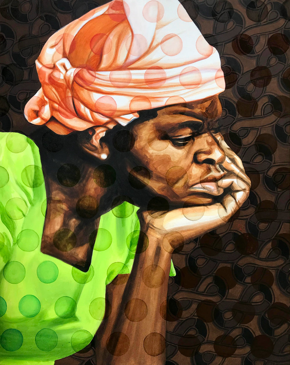 The Thinker Original Acrylic Painting