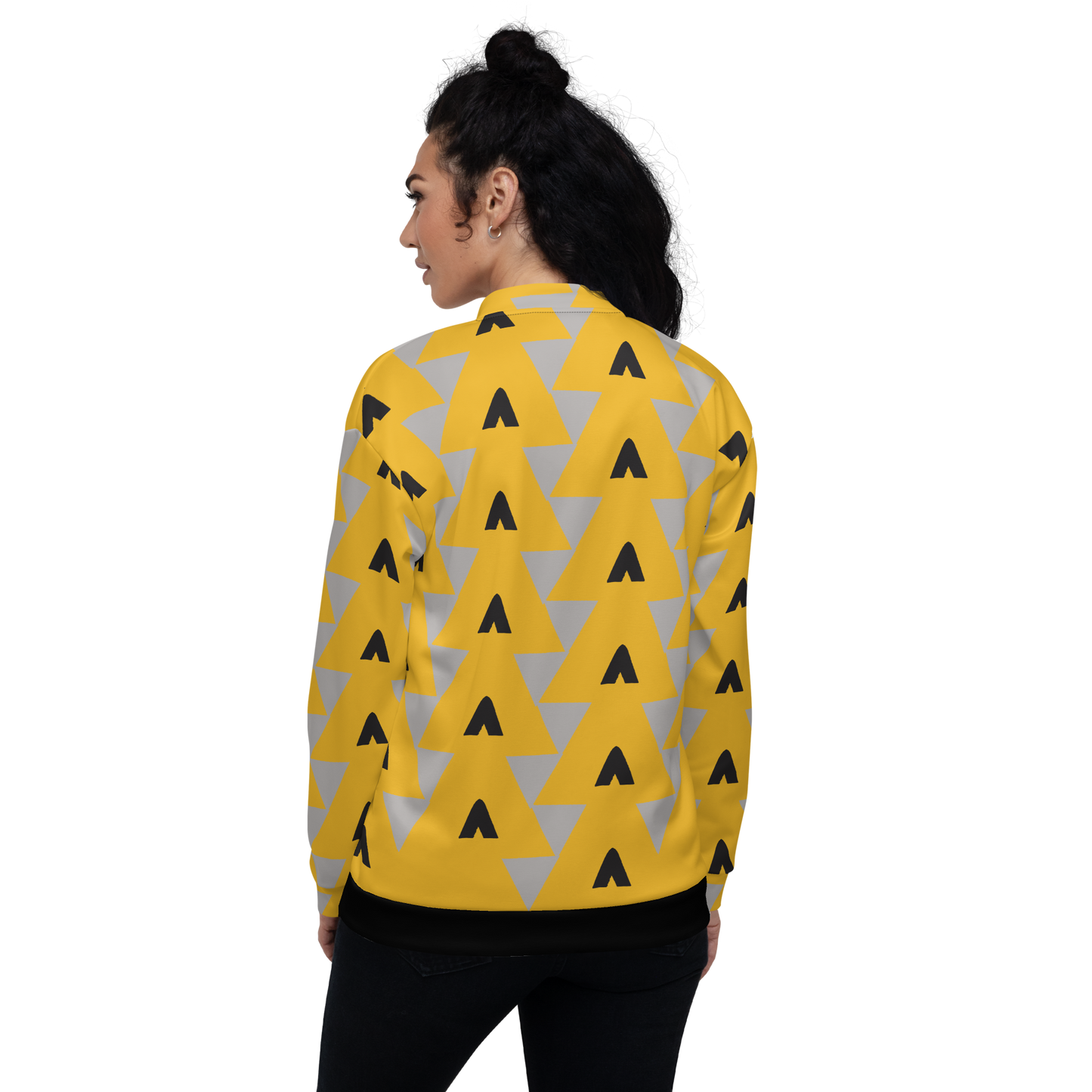 Triangular Unisex Bomber Jacket