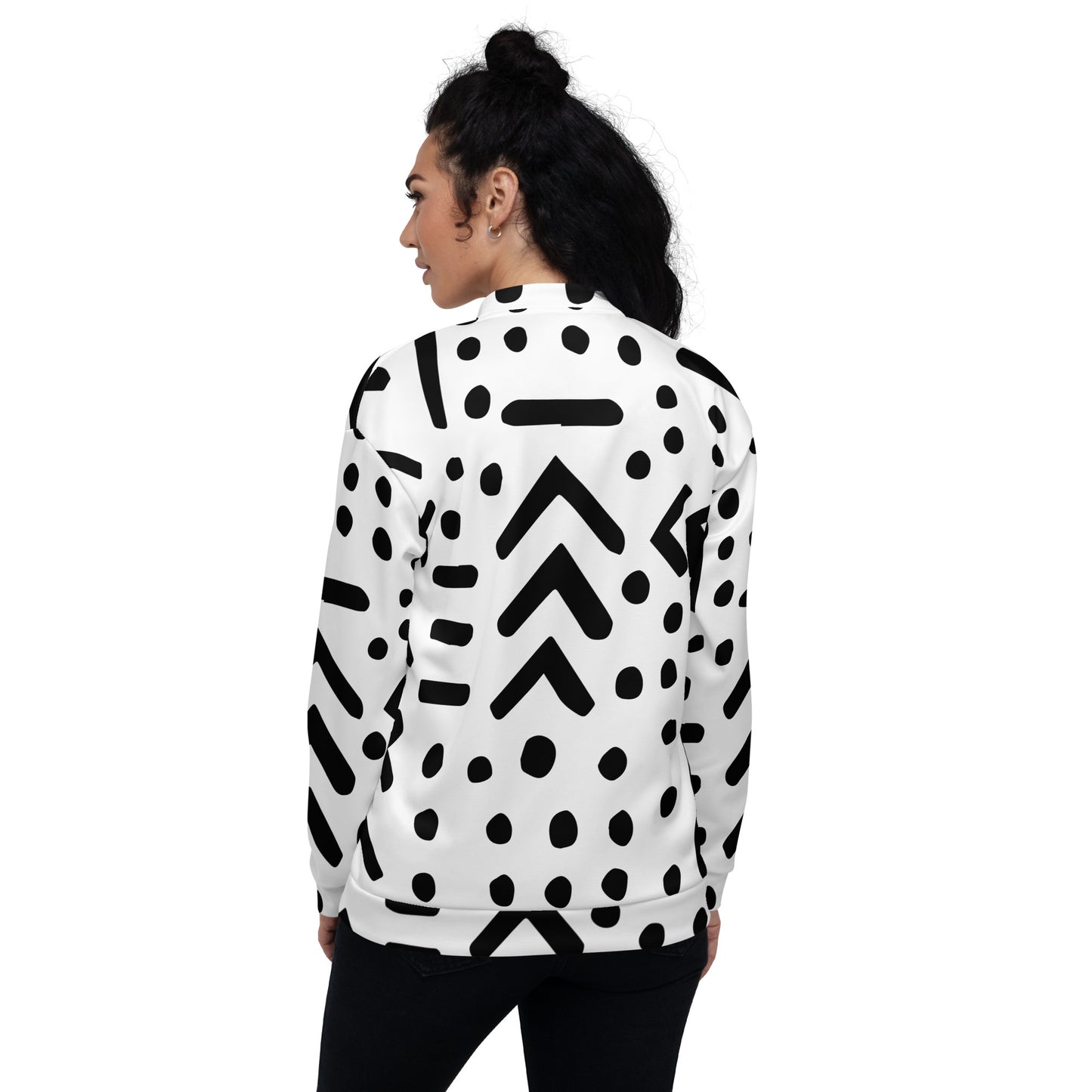 Adinkira Unisex Bomber Jacket