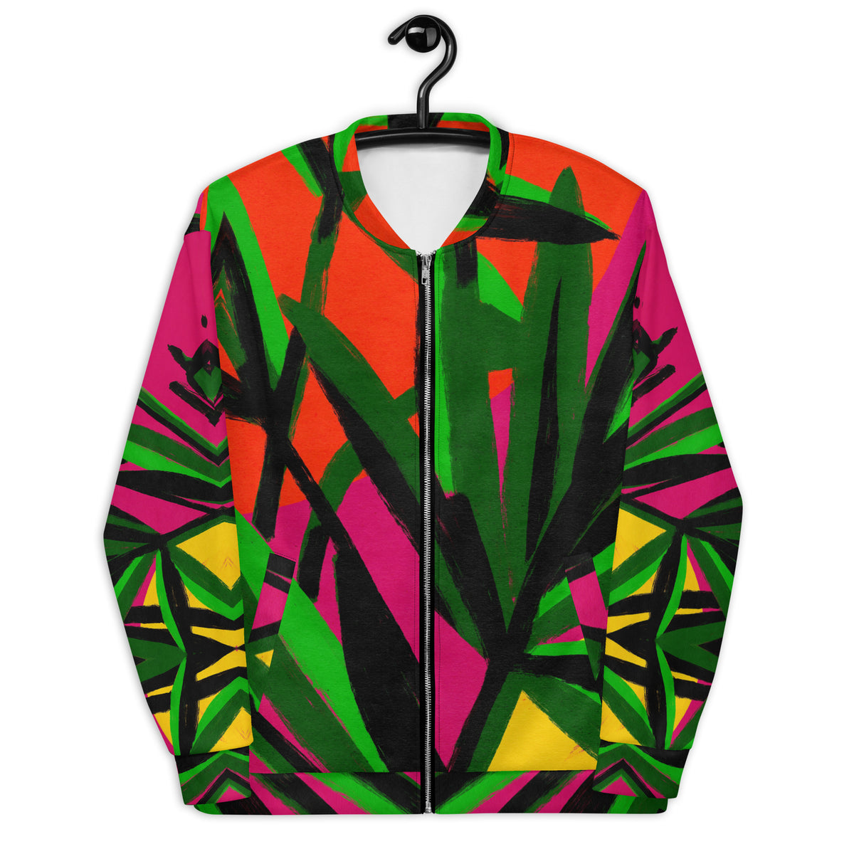 Unisex Bomber Jacket Tropical Palm
