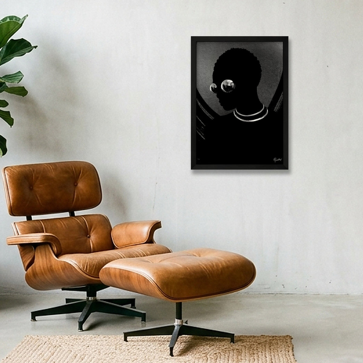 Monochromia Gold — A3 (30×42cm, 12×17") Black Frame