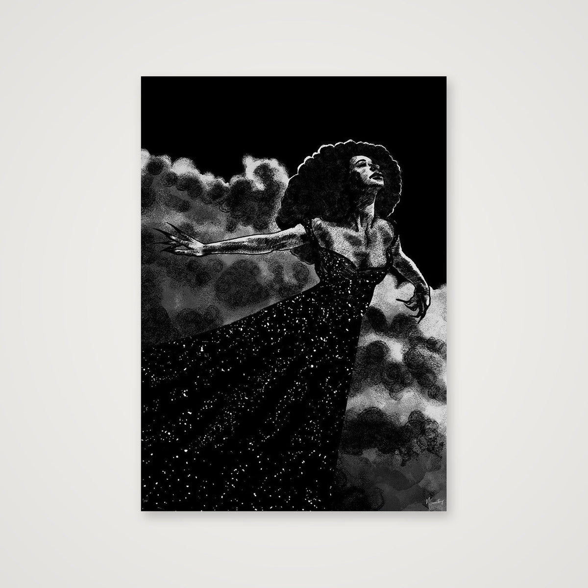 Monochromia Flight — 59×84cm, 23×33" Print only