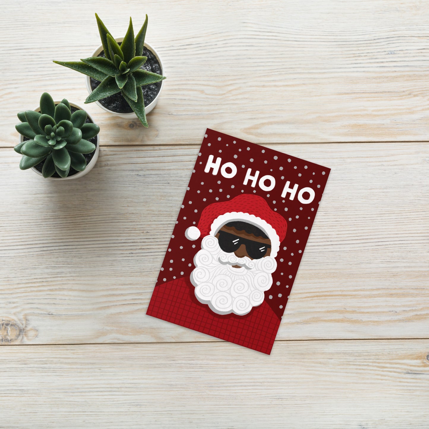 Greeting Card Xmas Santa