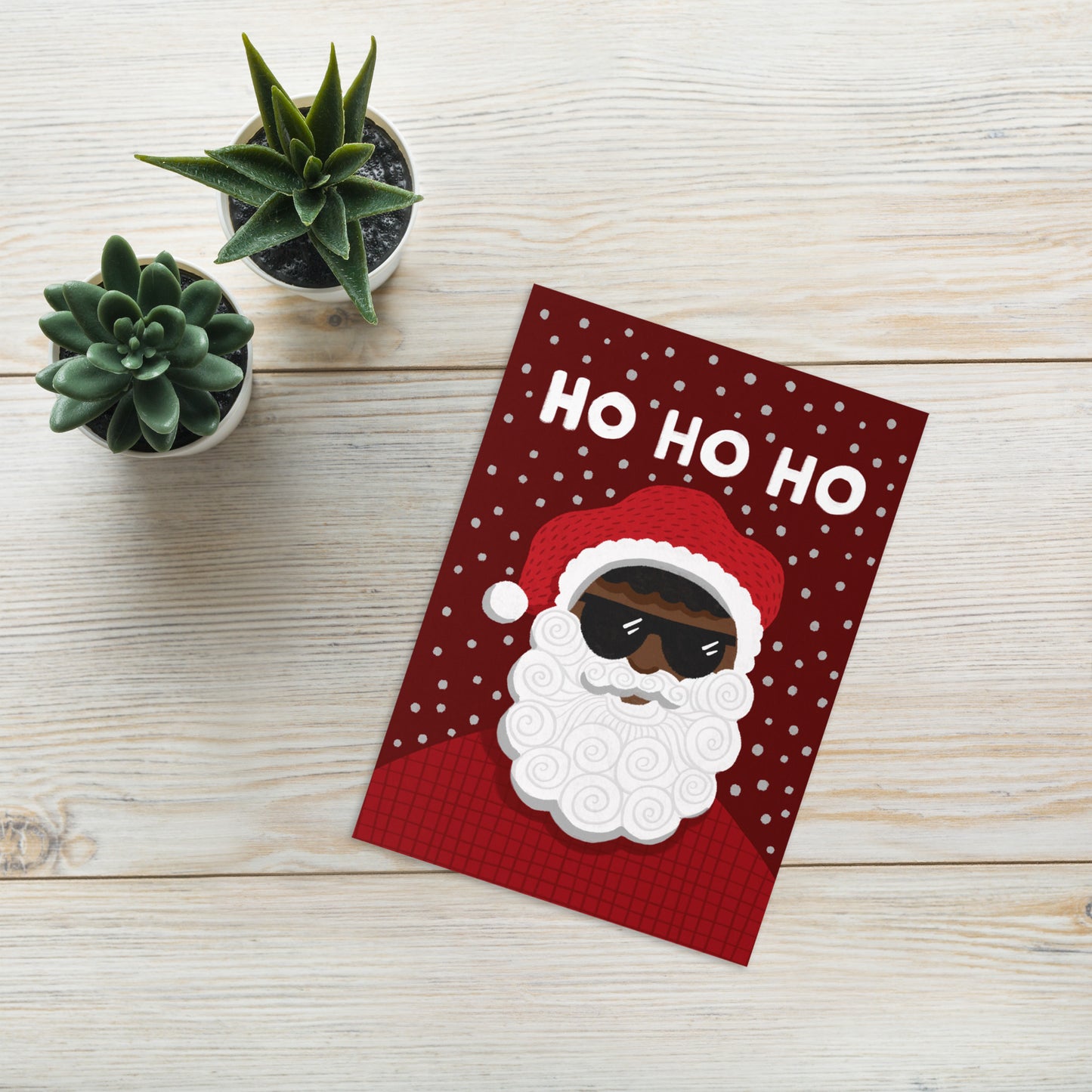 Greeting Card Xmas Santa