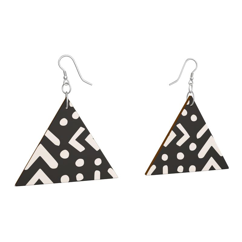 Shoko Adinkira Black Earings