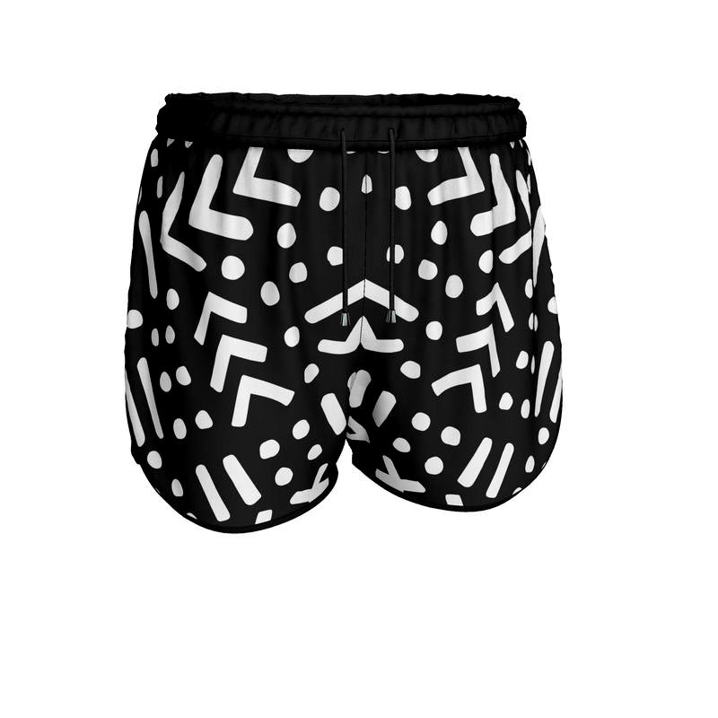 Shoko Black Adinkira Running Shorts