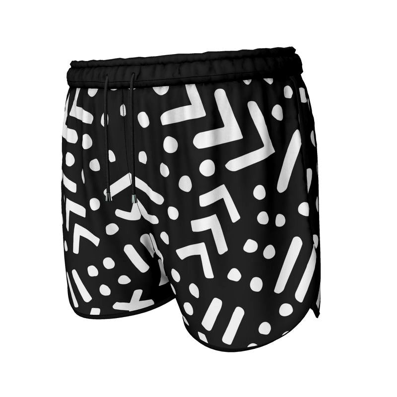 Shoko Black Adinkira Running Shorts