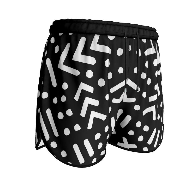 Shoko Black Adinkira Running Shorts