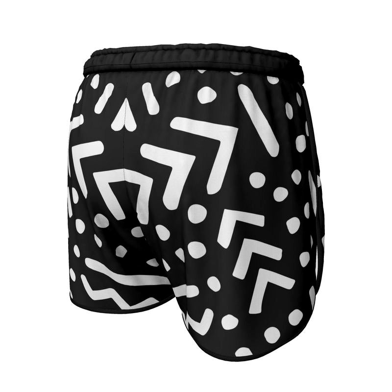 Shoko Black Adinkira Running Shorts