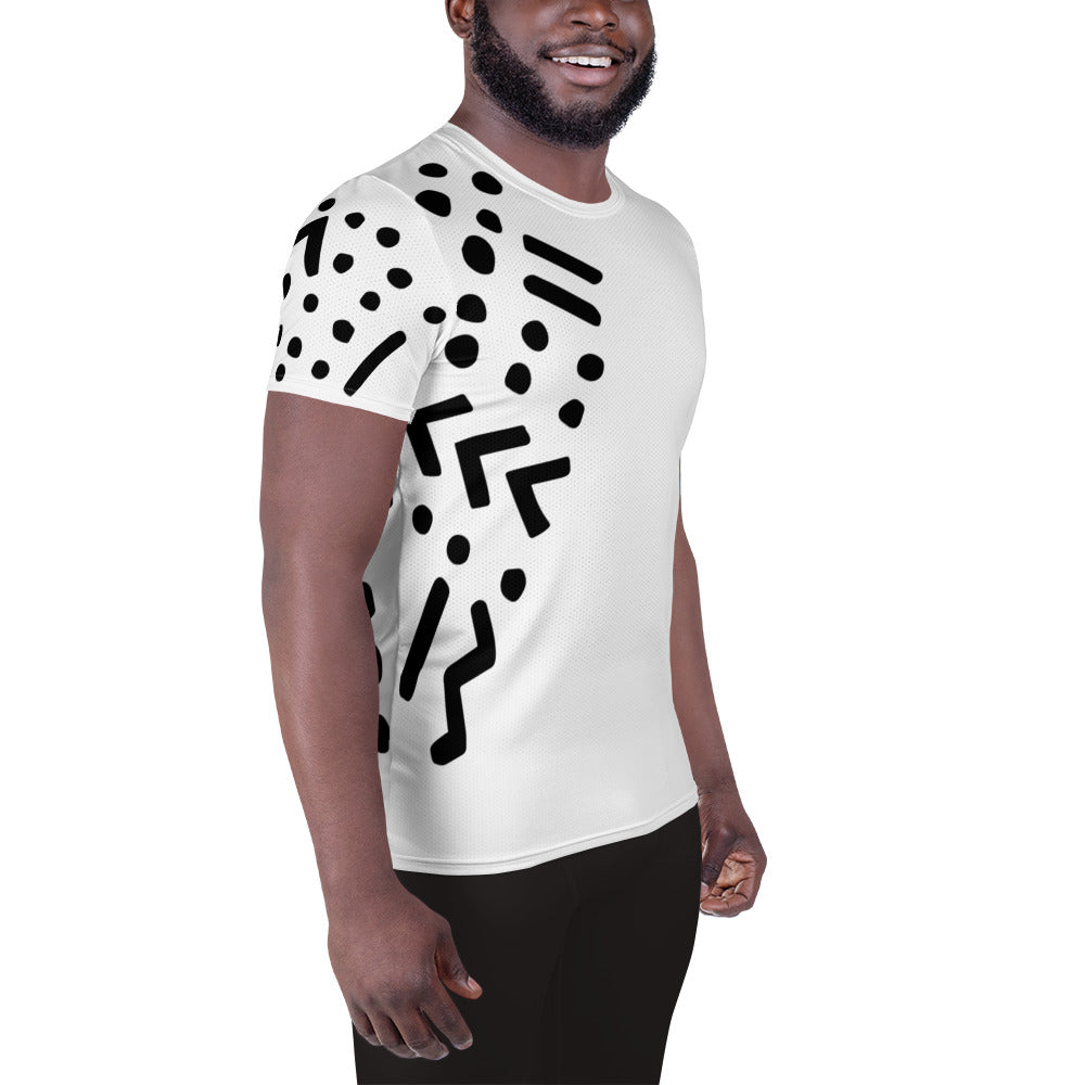 Shoko Adinkira Men's Athletic T-shirt